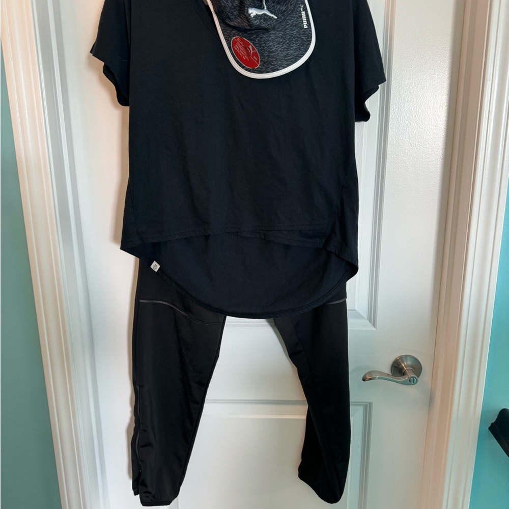 Puma Jogging Pants Women Size M New Puma Hat Puma Top L